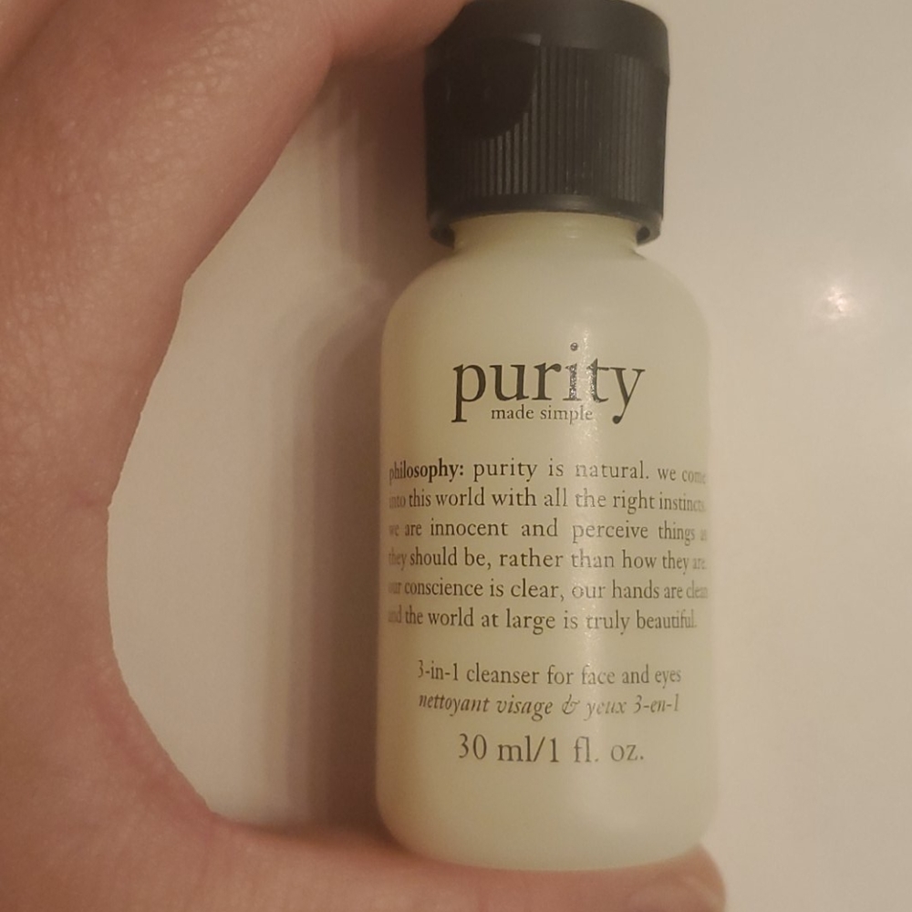 Purity Made Simple face cleanser never opened